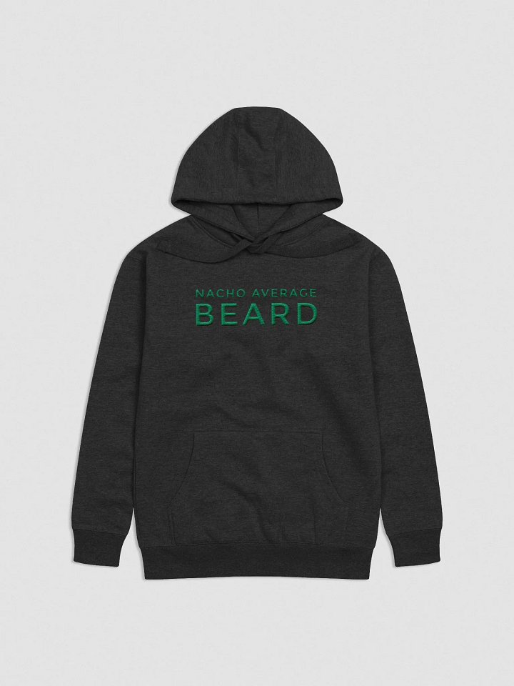 Men's Nacho Average Beard Hoodie (Green Embroidery) product image (1)