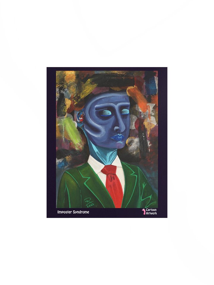 Cartoon Artwork: Imposter Syndrome Print product image (1)