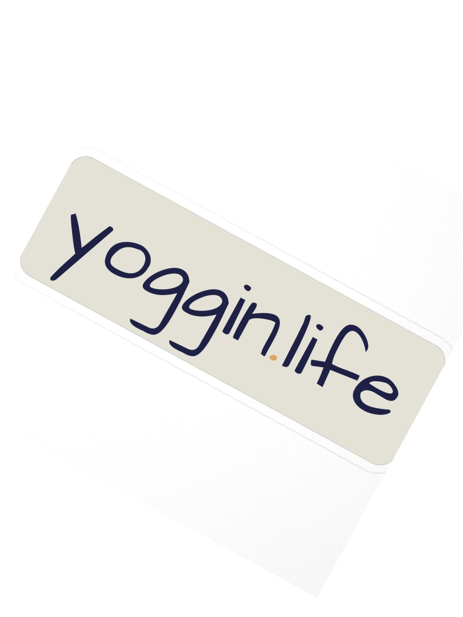 script cut sticker — cream product image (2)