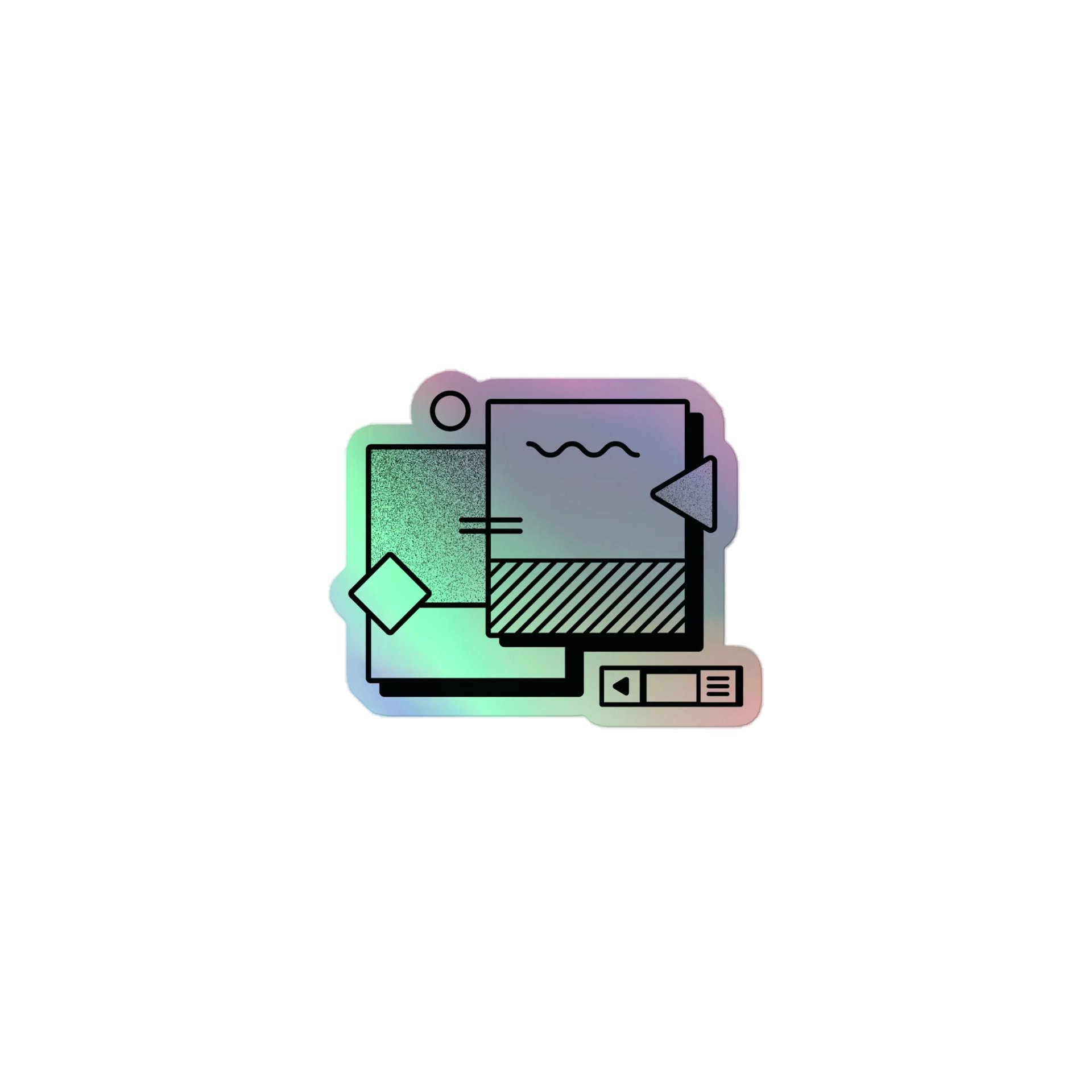 Dream Blueprint™ B&W sticker product image (1)