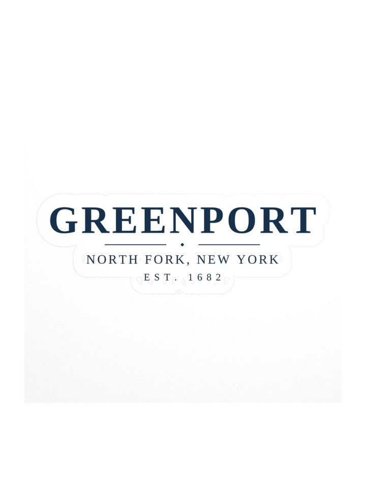 Greenport Wordmark Sticker product image (1)