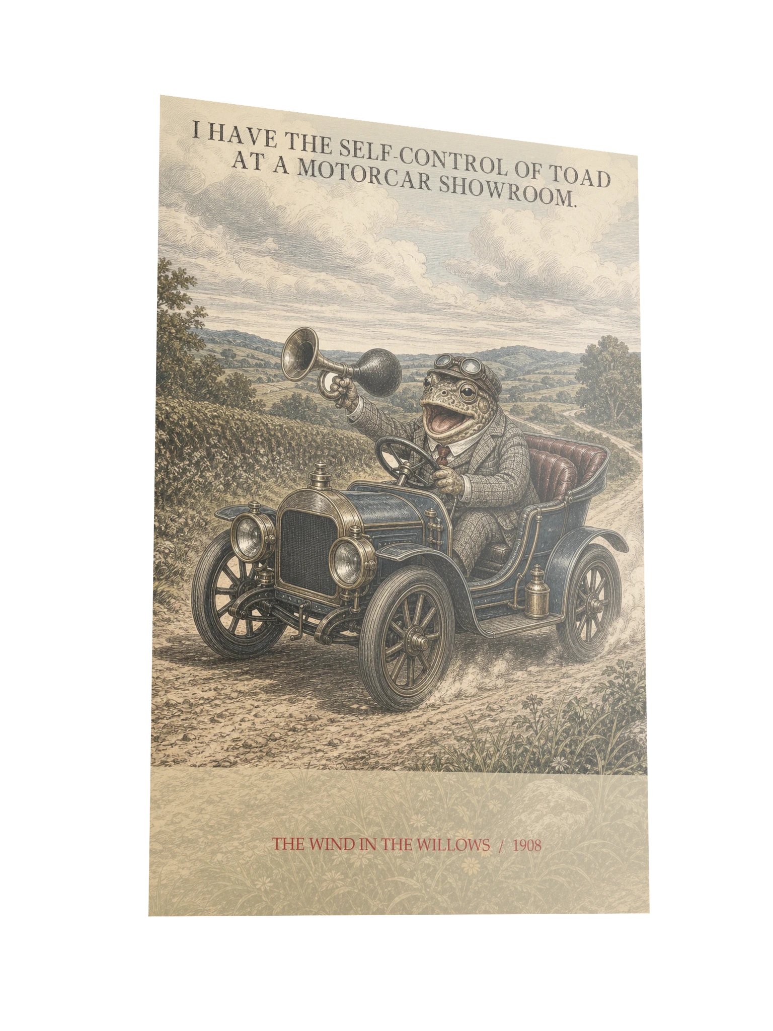 Have Self Control Toad At Motorcar Showroom -- The Wind in the Willows Art Print product image (10)