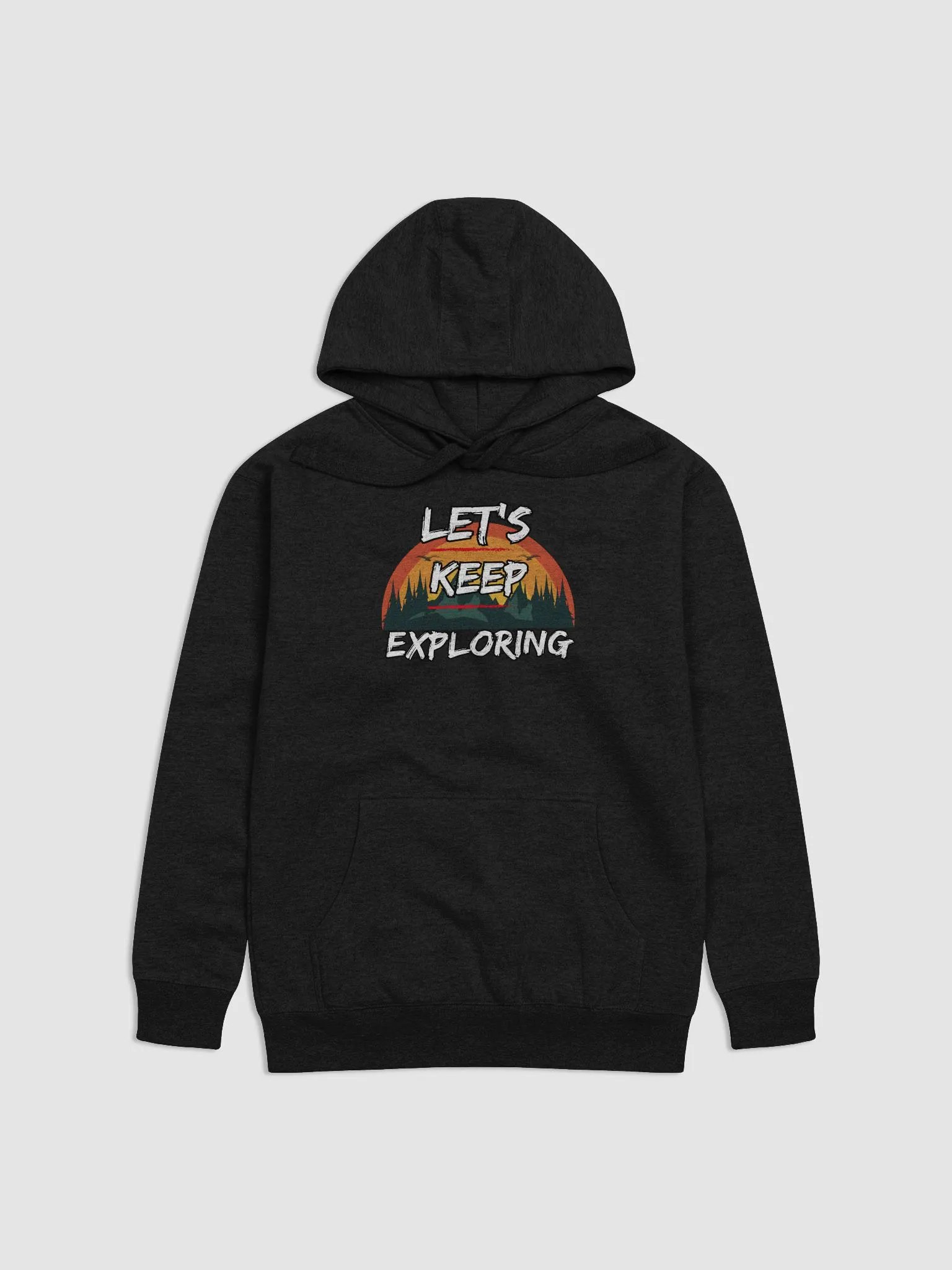Let's Keep Exploring Camping Hoodie product image (1)