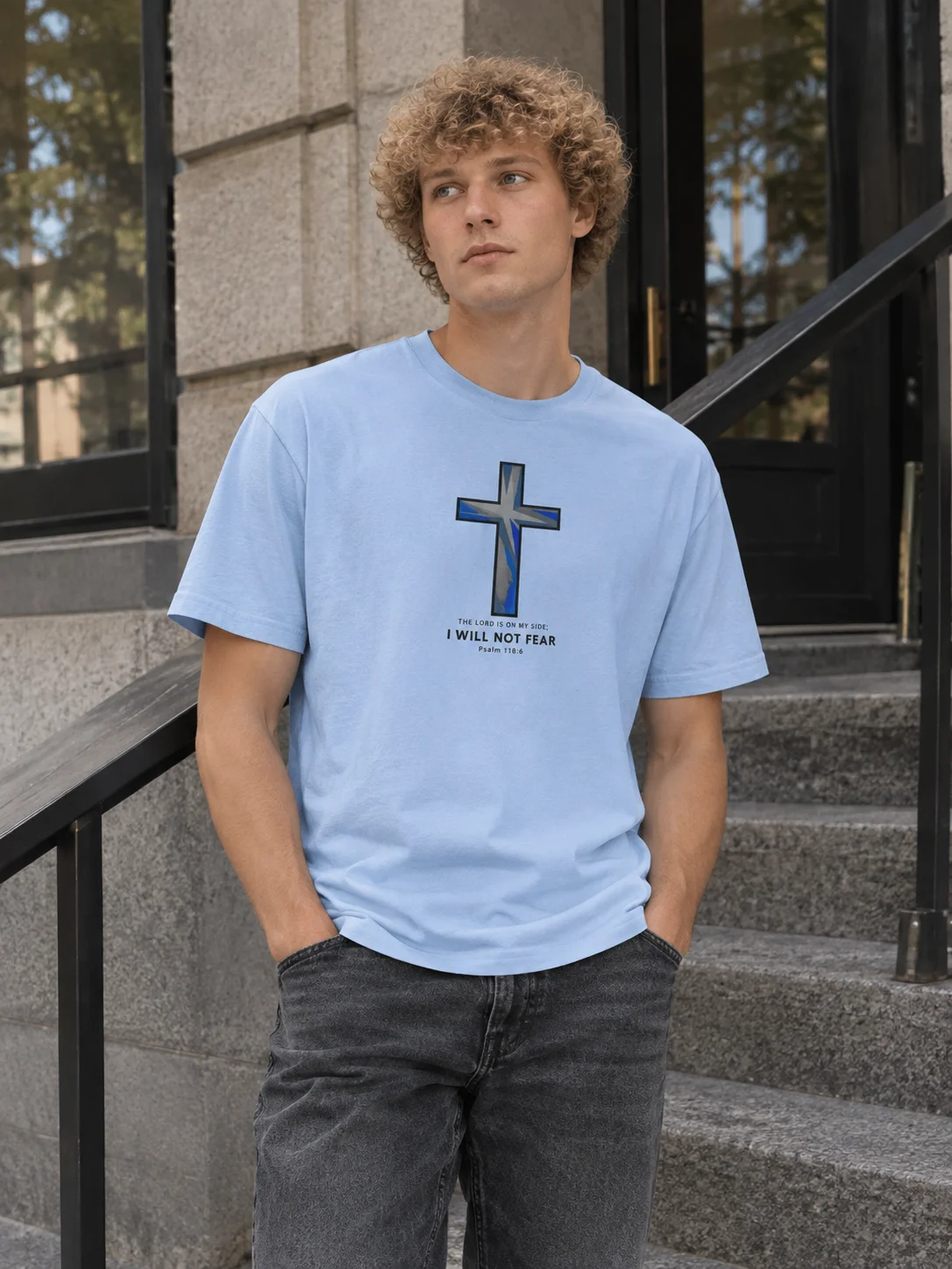 The Lord Is on My Side Scripture Psalm T-Shirt product image (3)