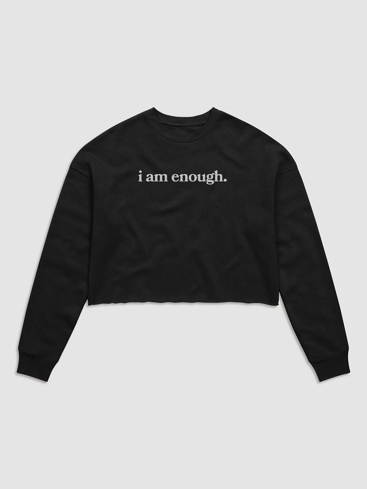 Enough crop sweatshirt product image (2)