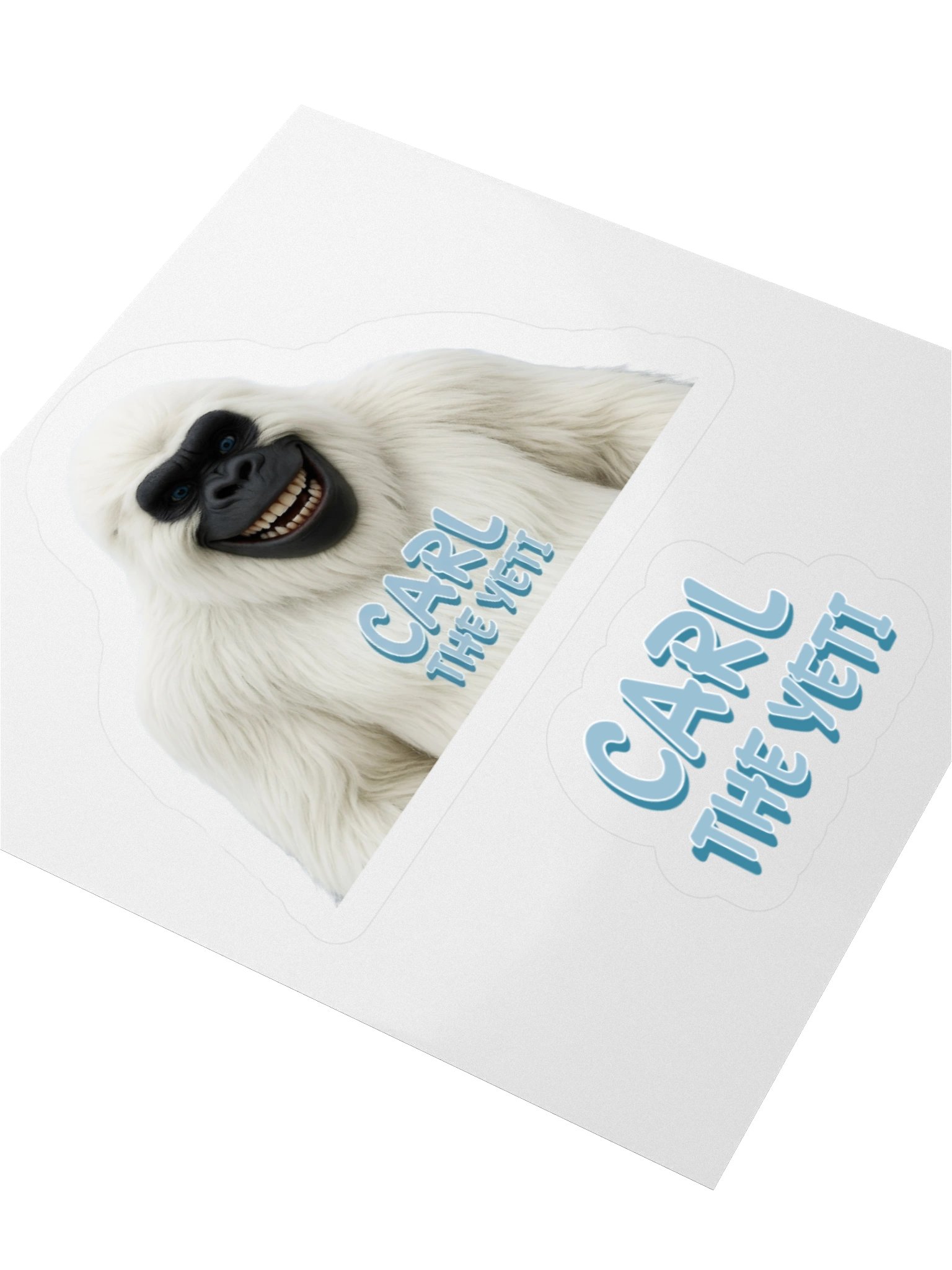 Carl the Yeti Kiss Cut Stickers product image (5)