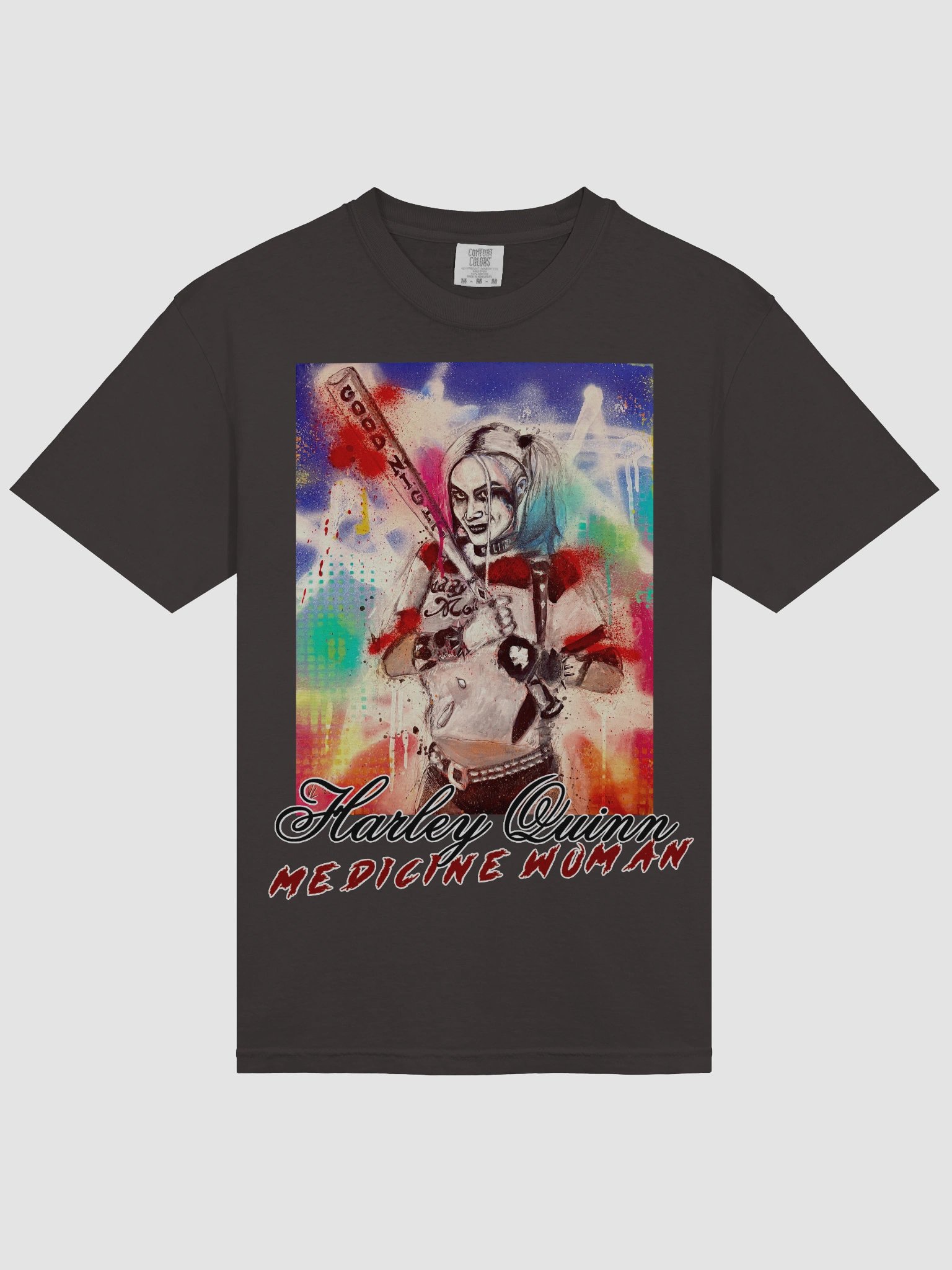 Harley Quinn Medicine Woman Graffiti T-Shirt product image (31)