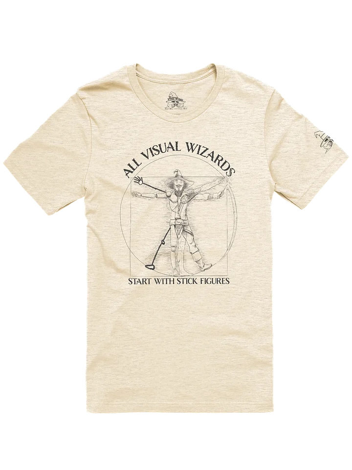 All Visual Wizards Start with Stick Figures | T-shirt product image (7)
