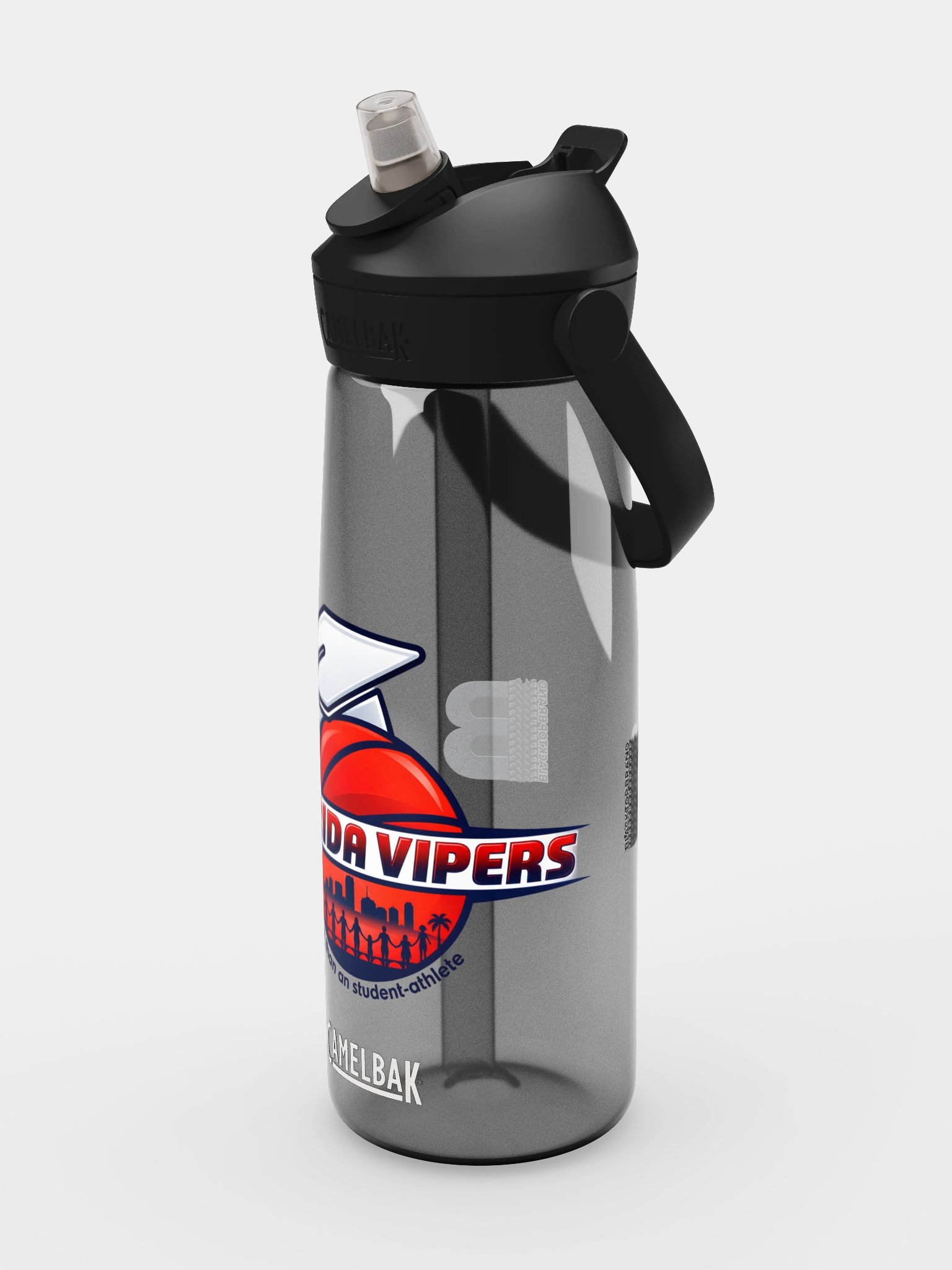 Blacktop Brand Florida Vipers Flip Straw Water Bottle product image (10)