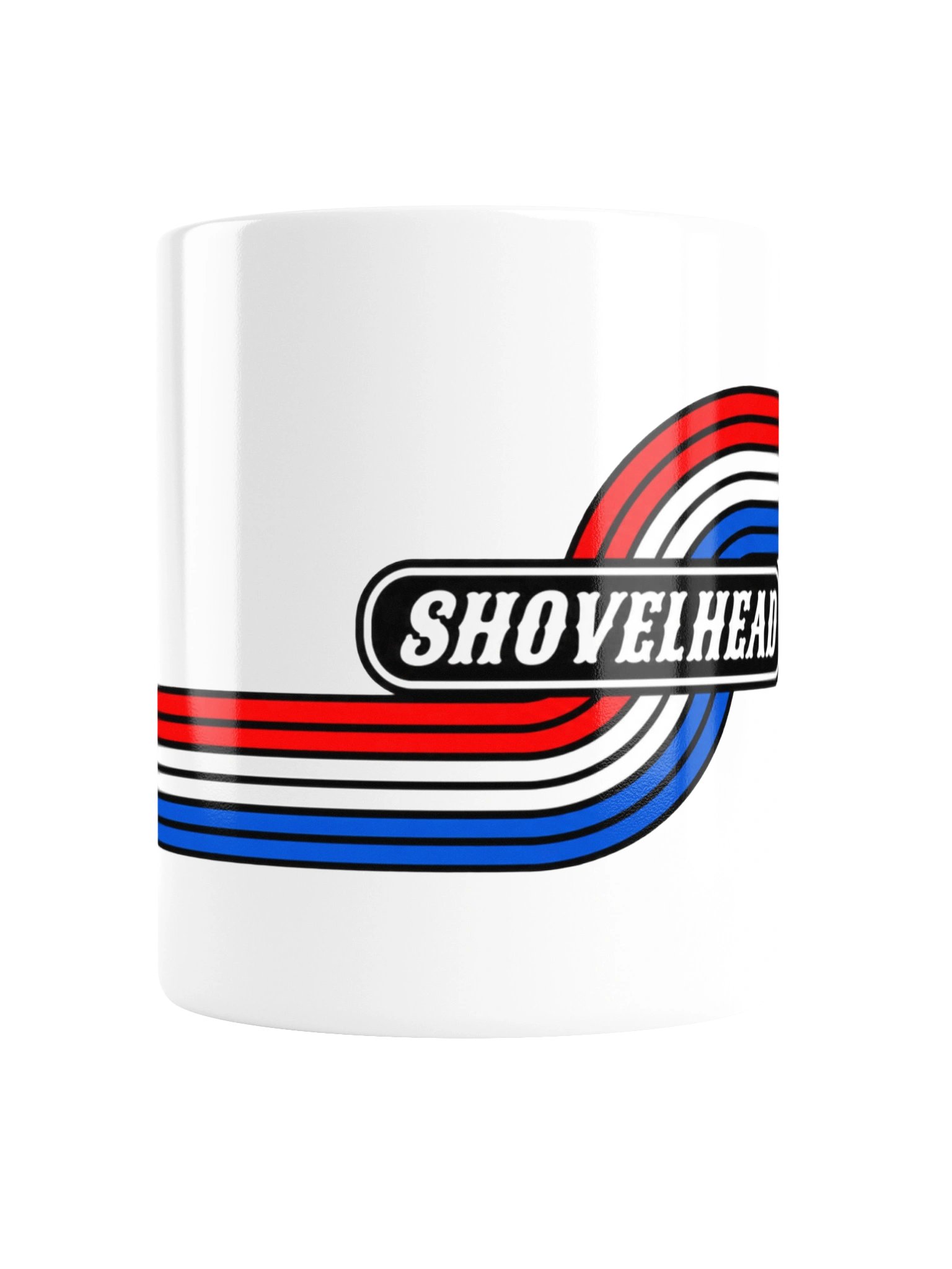 Lee’s Garage Throwback Shovelhead Black Mug product image (1)