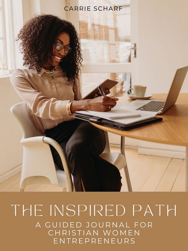 The Inspired Path: A Guided Journal for Christian Women entrepreneurs product image (1)