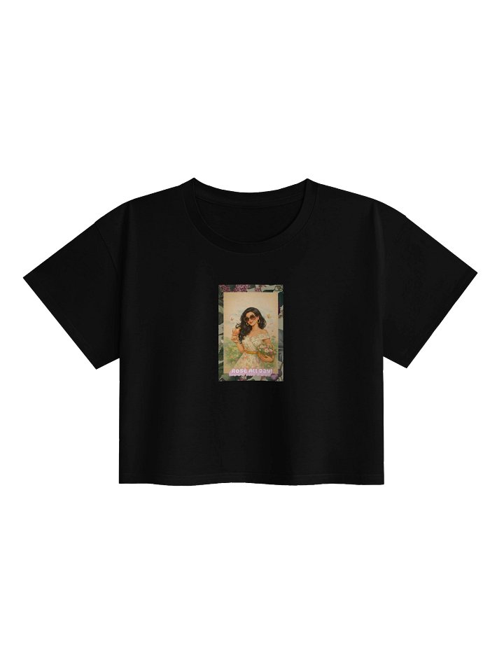 Rosé All Day Crop T-shirt product image (1)