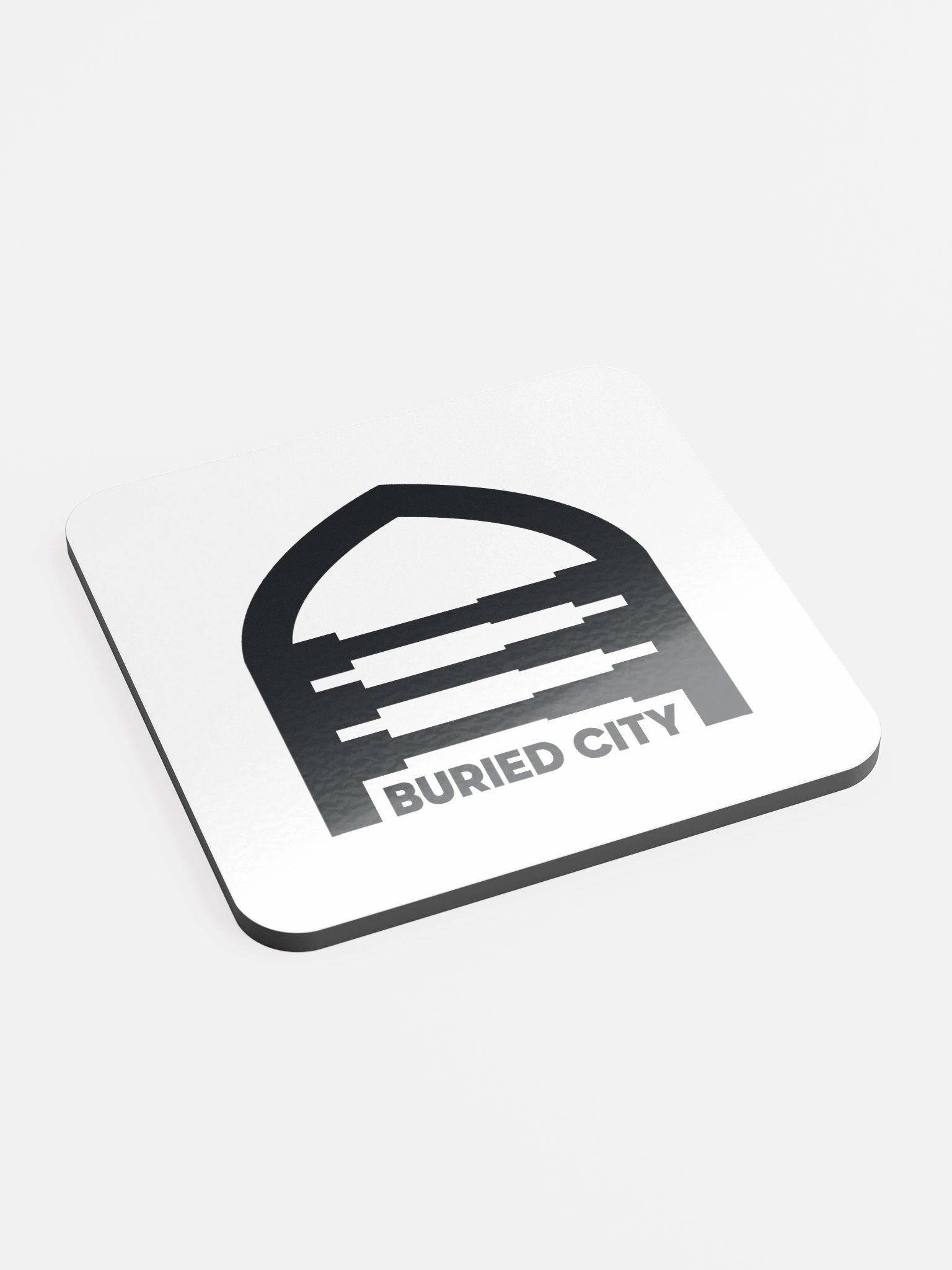 Buried City Glossed Cork Coaster product image (2)