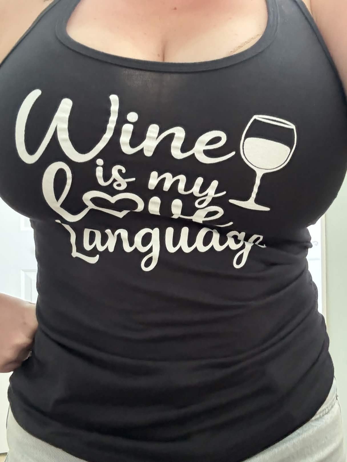 Dark Wine is My Love Language Tank Top product image (2)