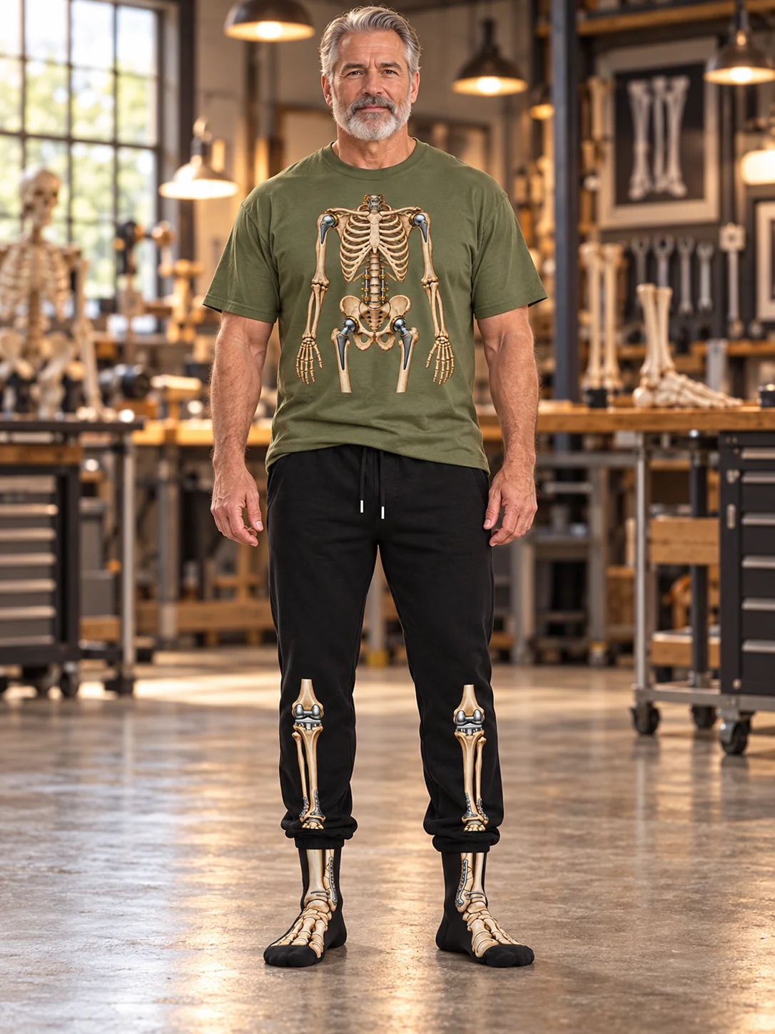 Joint Replacement Shirt & Jogger Set — The $45 Million Man™ Full Body Rebuild | Broken Body™ product image (1)