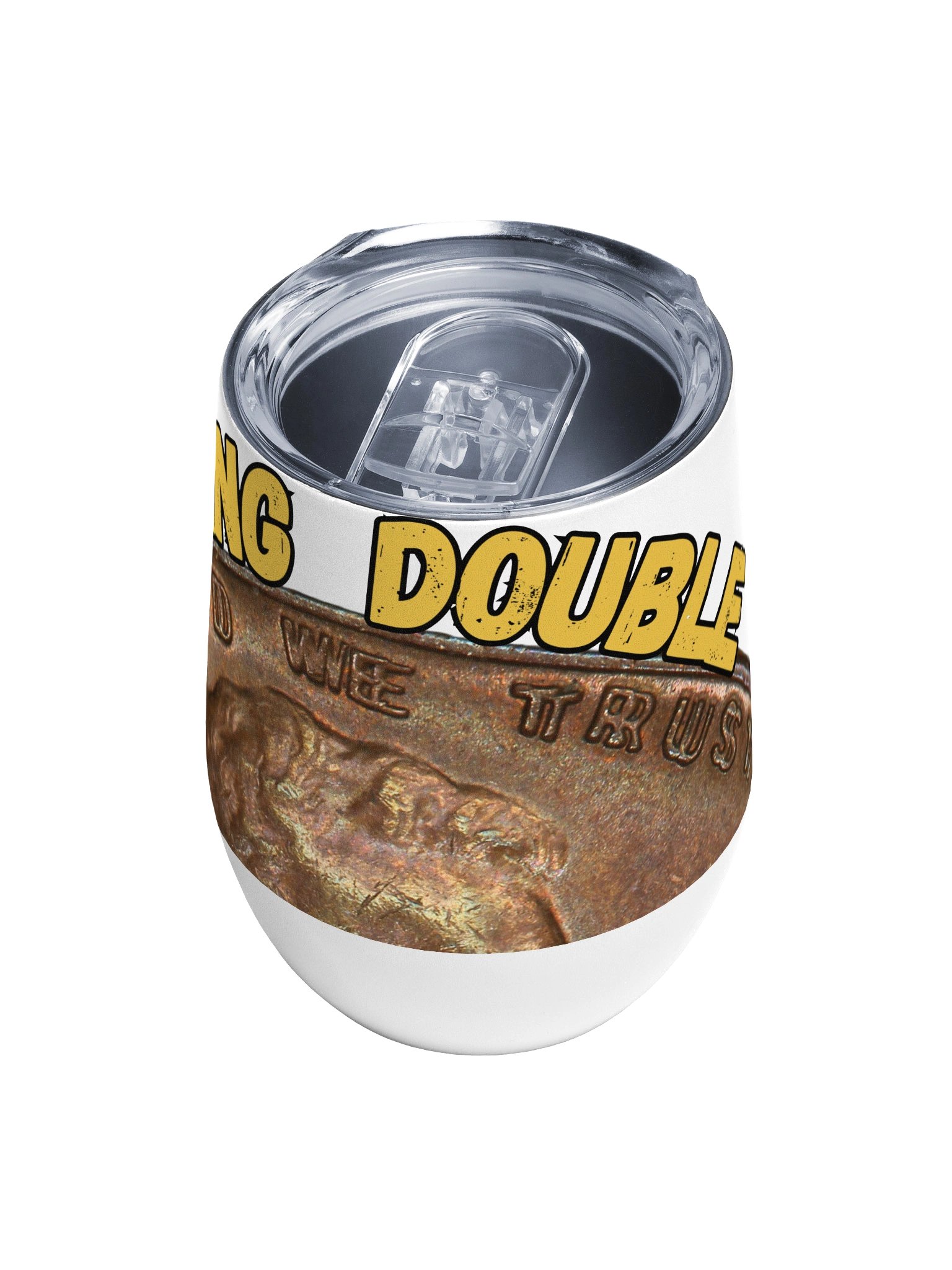 "Seeing Double" Doubled Die Wine Tumbler product image (4)
