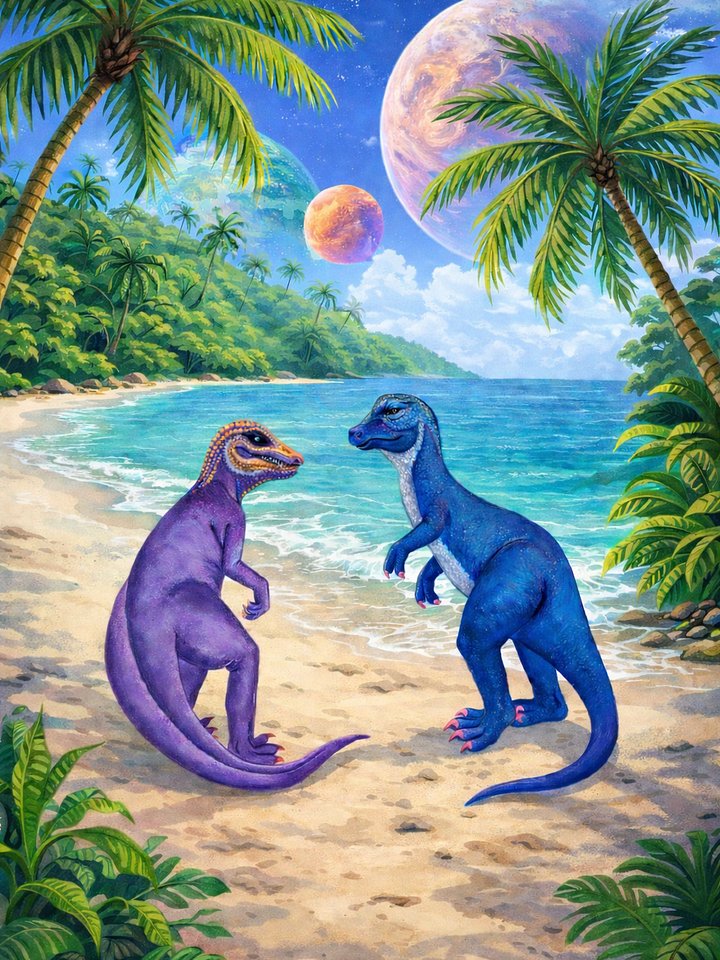 Dinos at the Beach Toddler T-Shirt product image (7)