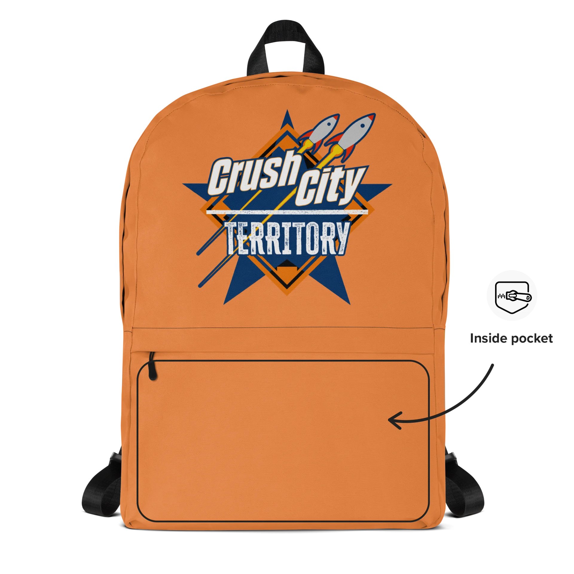 Orange Backpack product image (4)