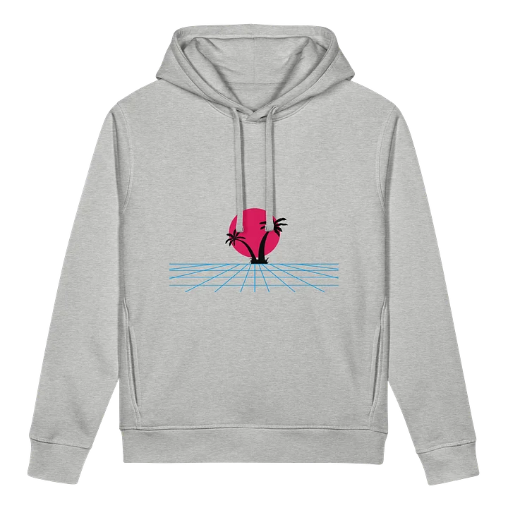 Retro Sunset Grid Unisex Hoodie product image (1)