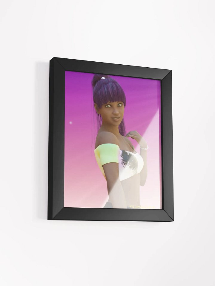 Vibrant Ponytail Fantasy Framed Poster product image (22)