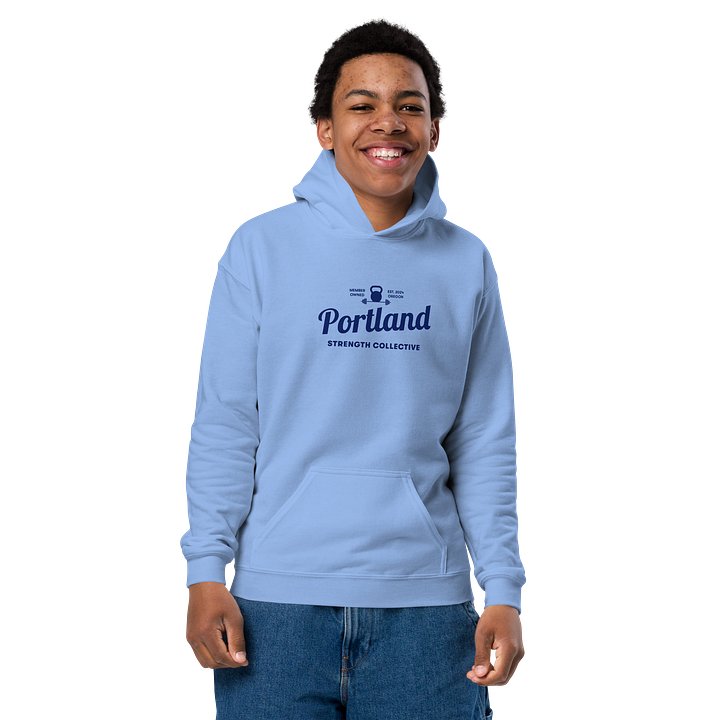 Kids PSC "Say Cheese" Hoodie (Blue Logo) product image (5)