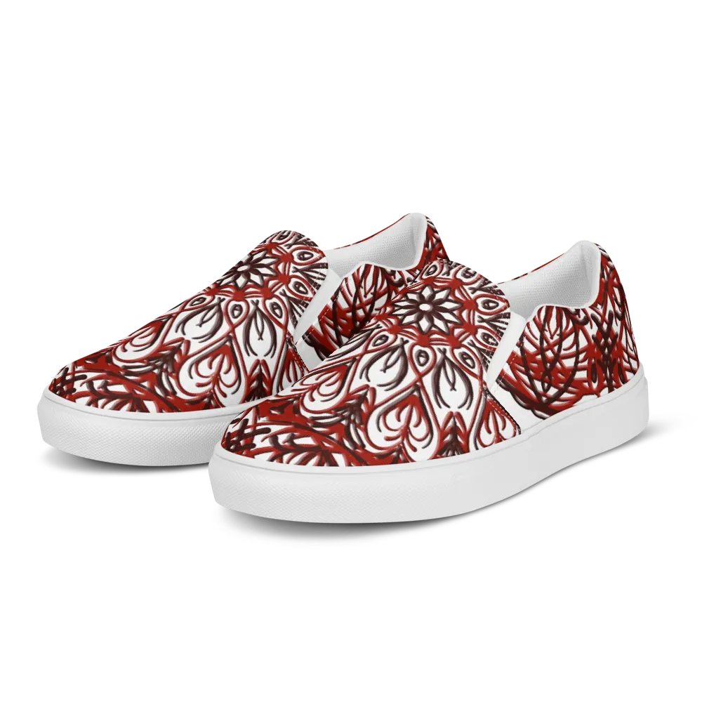 Floral Symmetry Slip-Ons product image (7)
