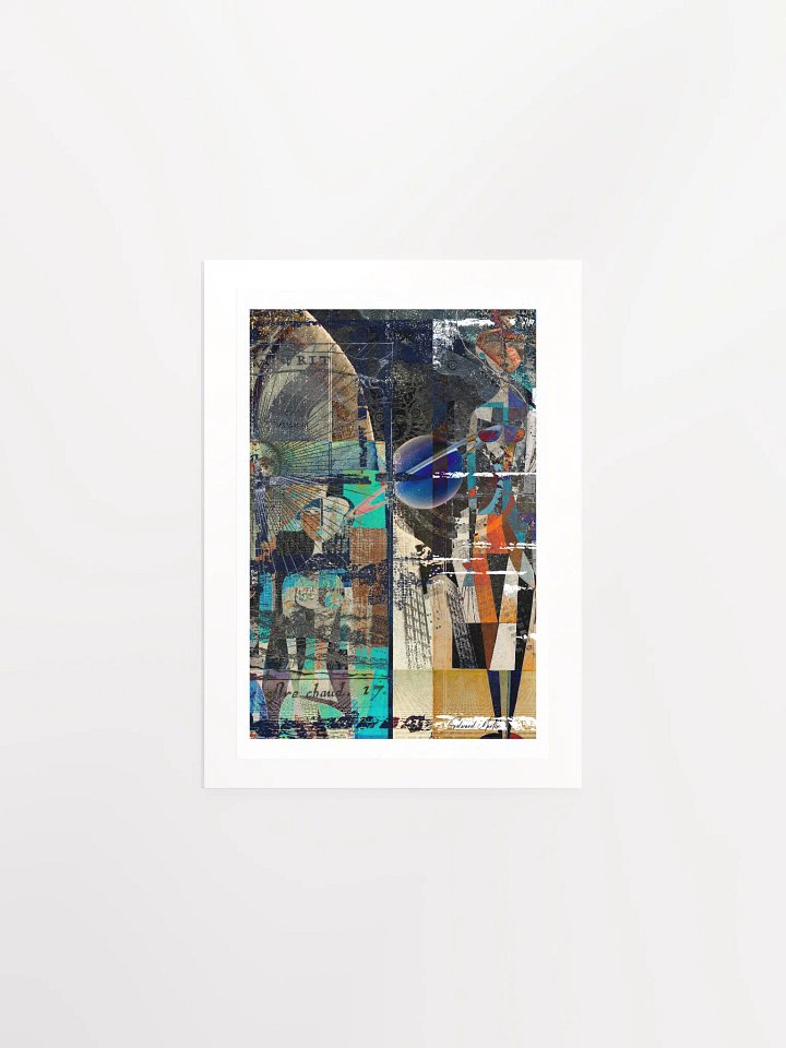 'Study in Motion' by Edward Martin: Mixed Media Collage Print product image (2)
