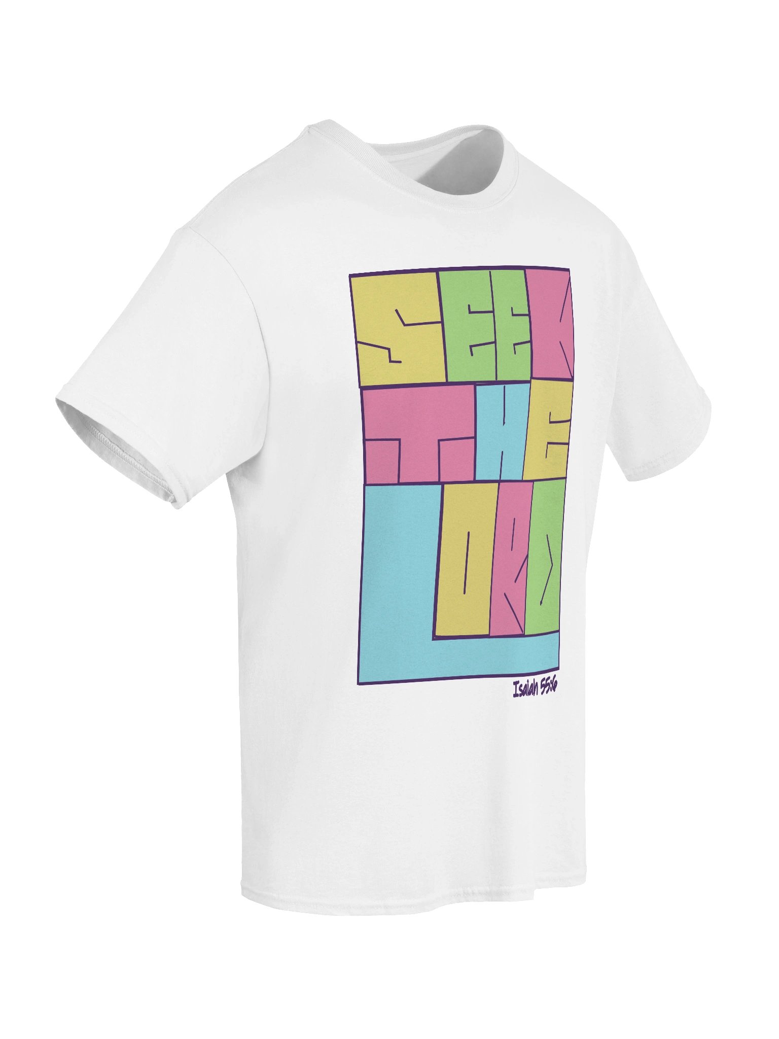 Seek the Lord 90's Block tee product image (8)
