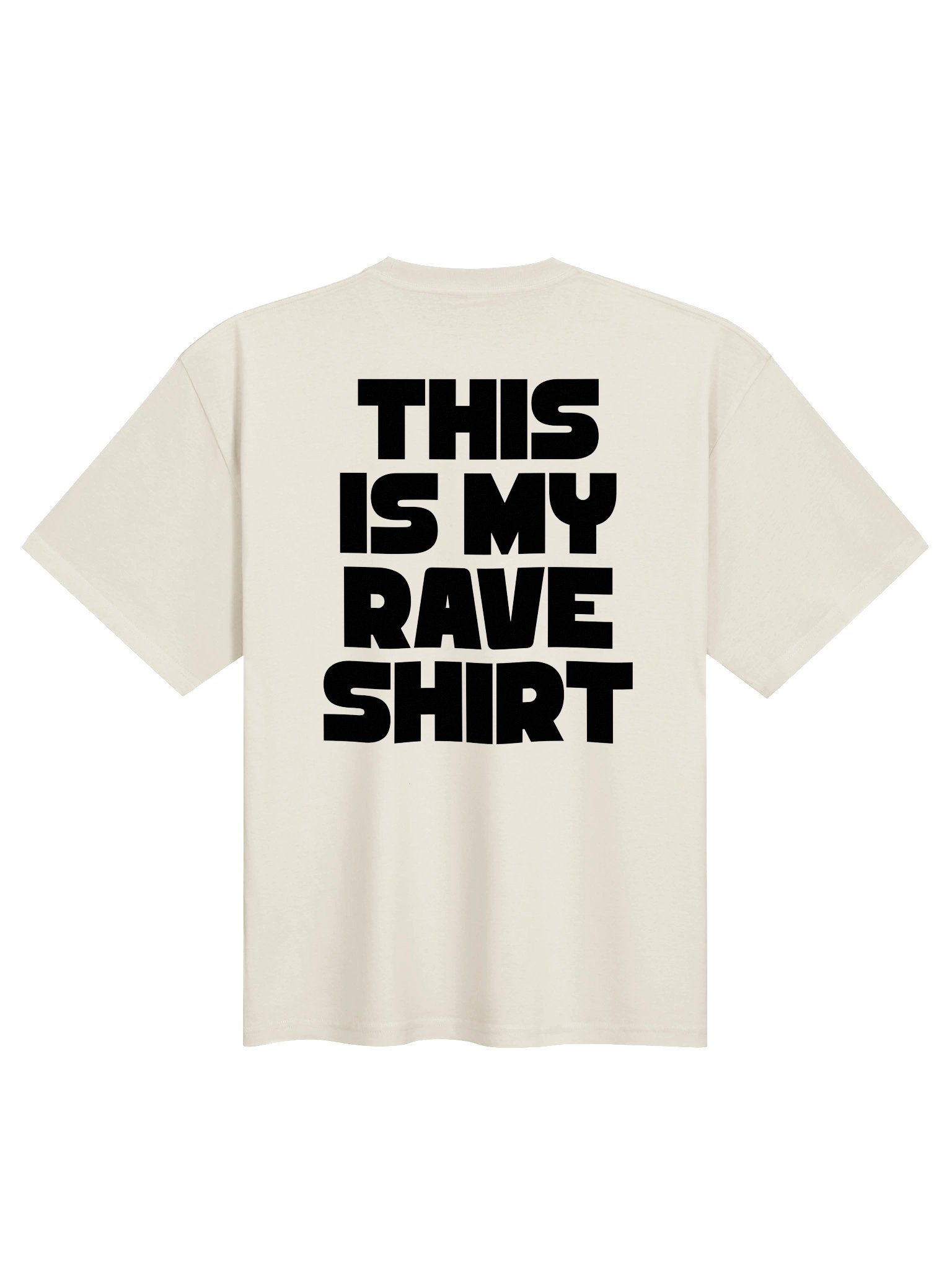 Minimal Black Oversized Rave Tee product image (1)