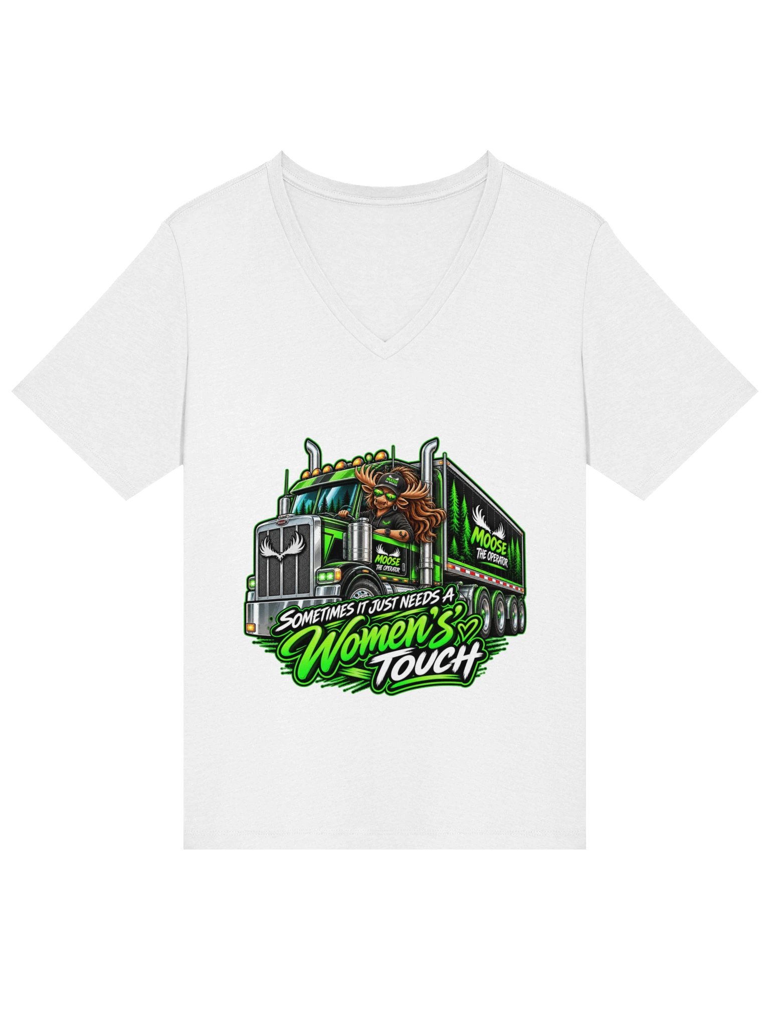 Moose Women's Touch Semi Truck T-Shirt product image (9)
