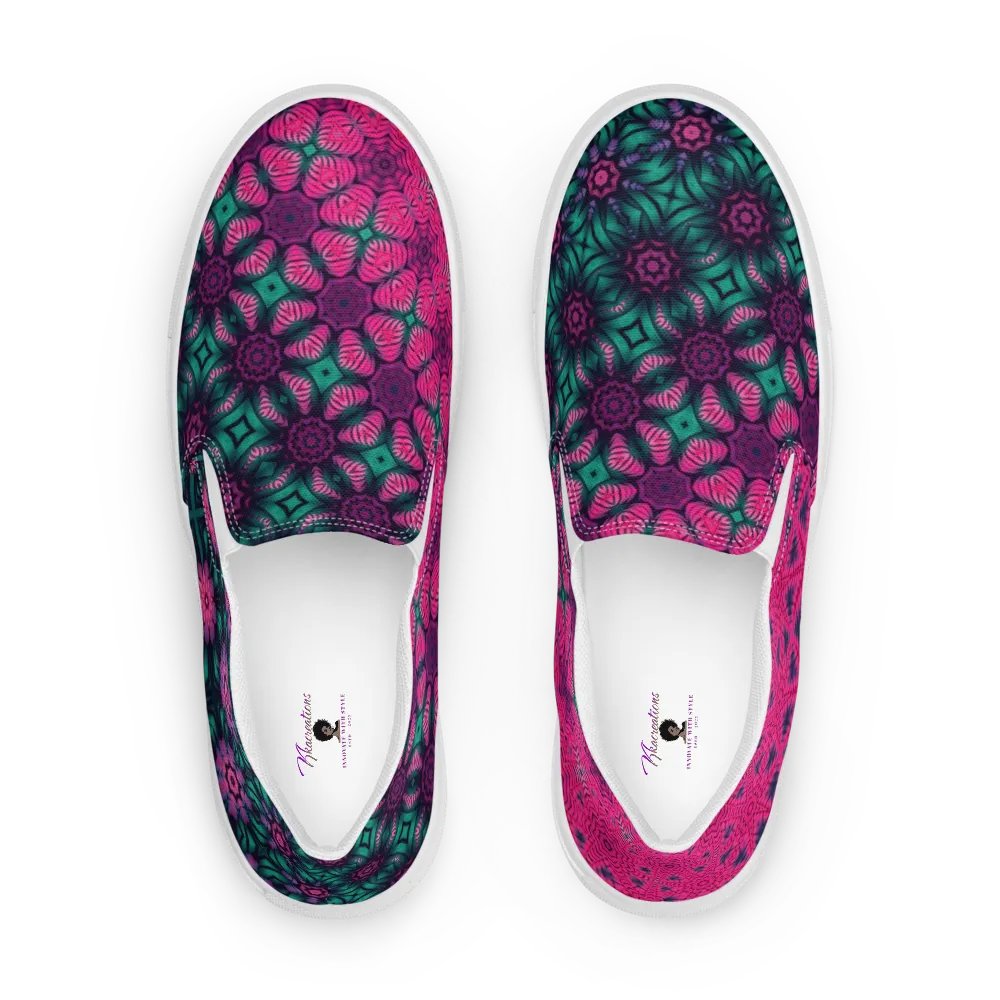 Fractal Blossom Slip-Ons product image (2)
