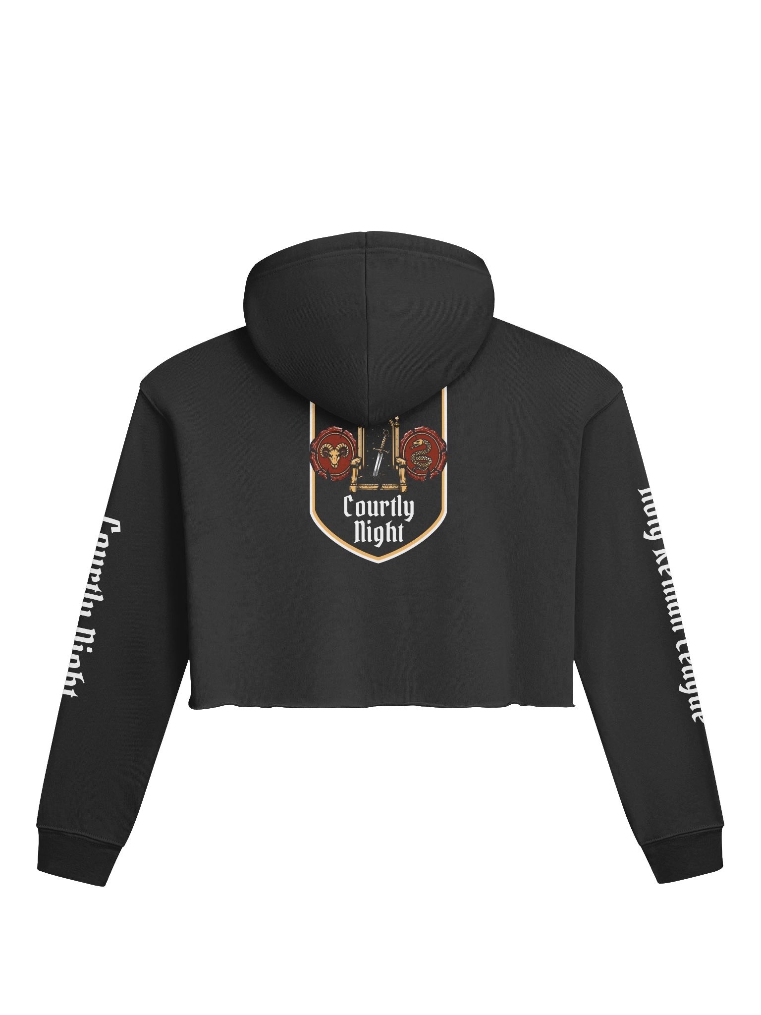 Courtly Night - HRL Crop Hoodie product image (1)