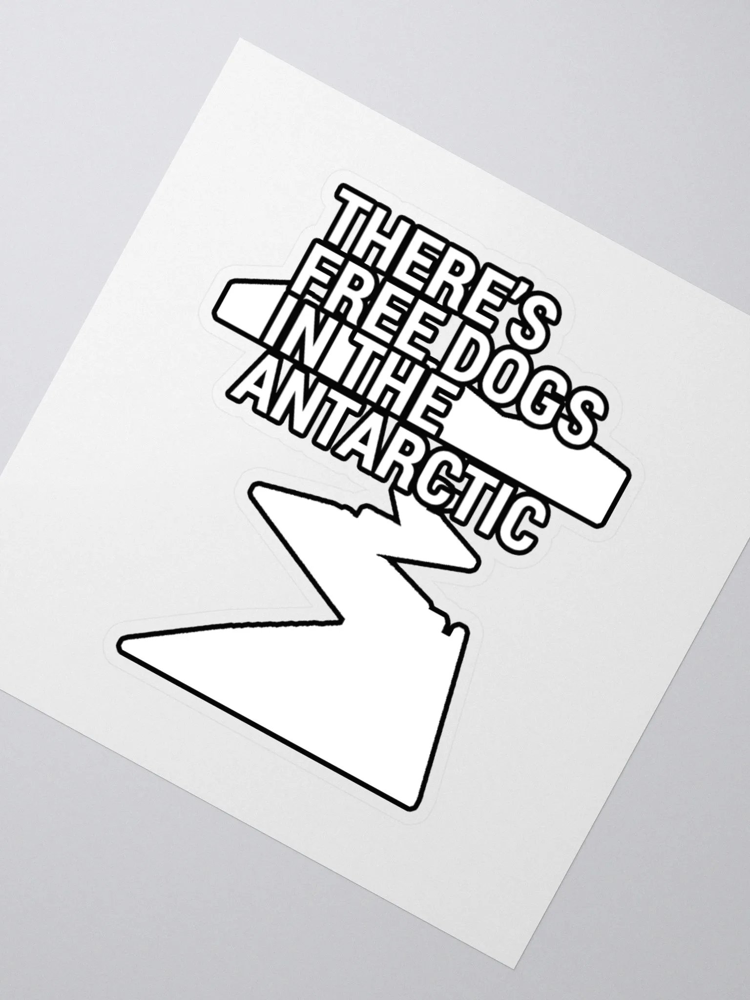 FREE DOGS STICKER product image (2)