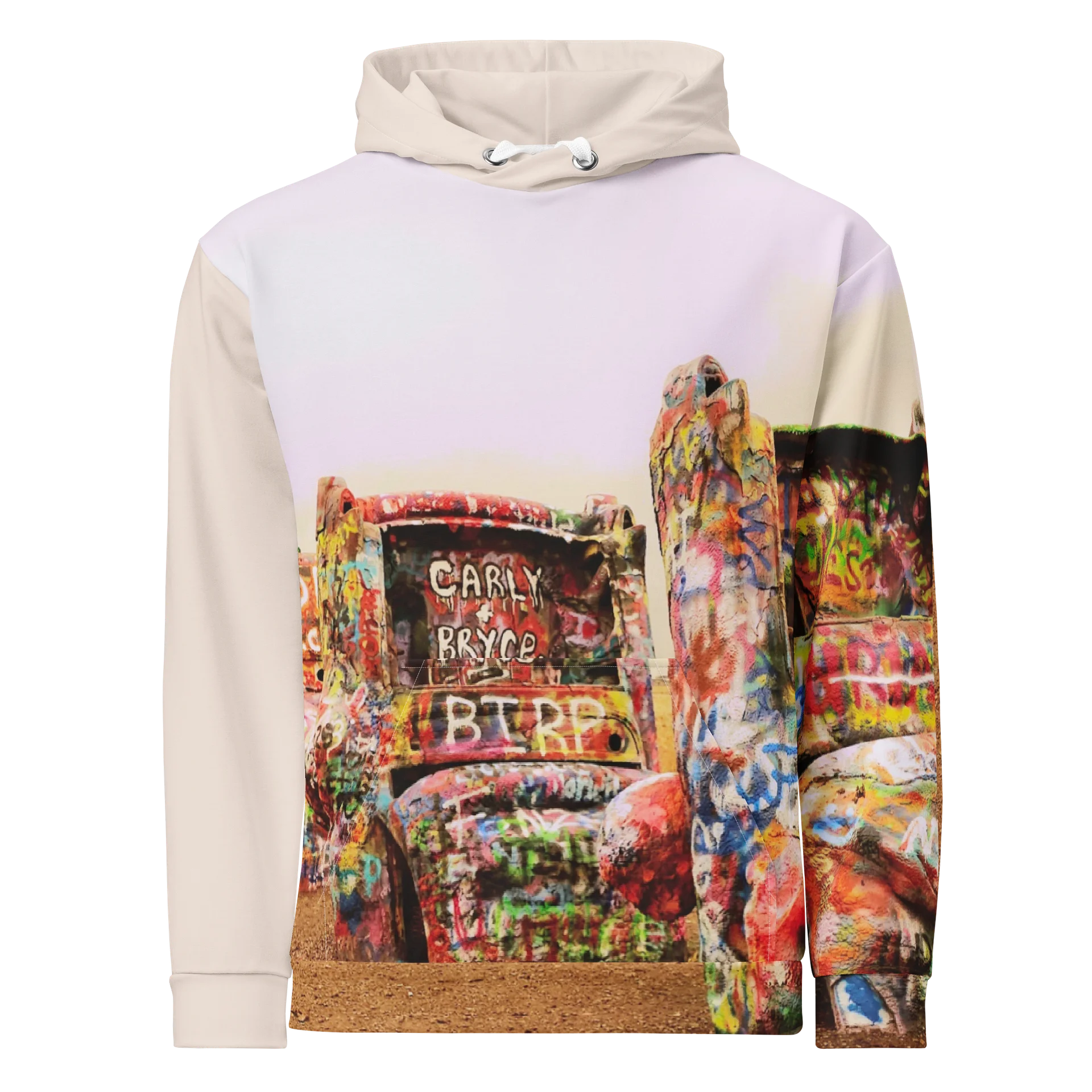 Cadillac Ranch Unisex Cotton Hoodie product image (1)