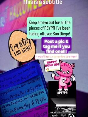 JOIN THE HUNT! Find one of my PEYPR pieces hiding around the city, post a pic & tag @ThePeyprBoy & @PeyprProducts and I’ll send you a FREE SURPRISE!!! #easteregghunt #FollowThePeyprTrail
