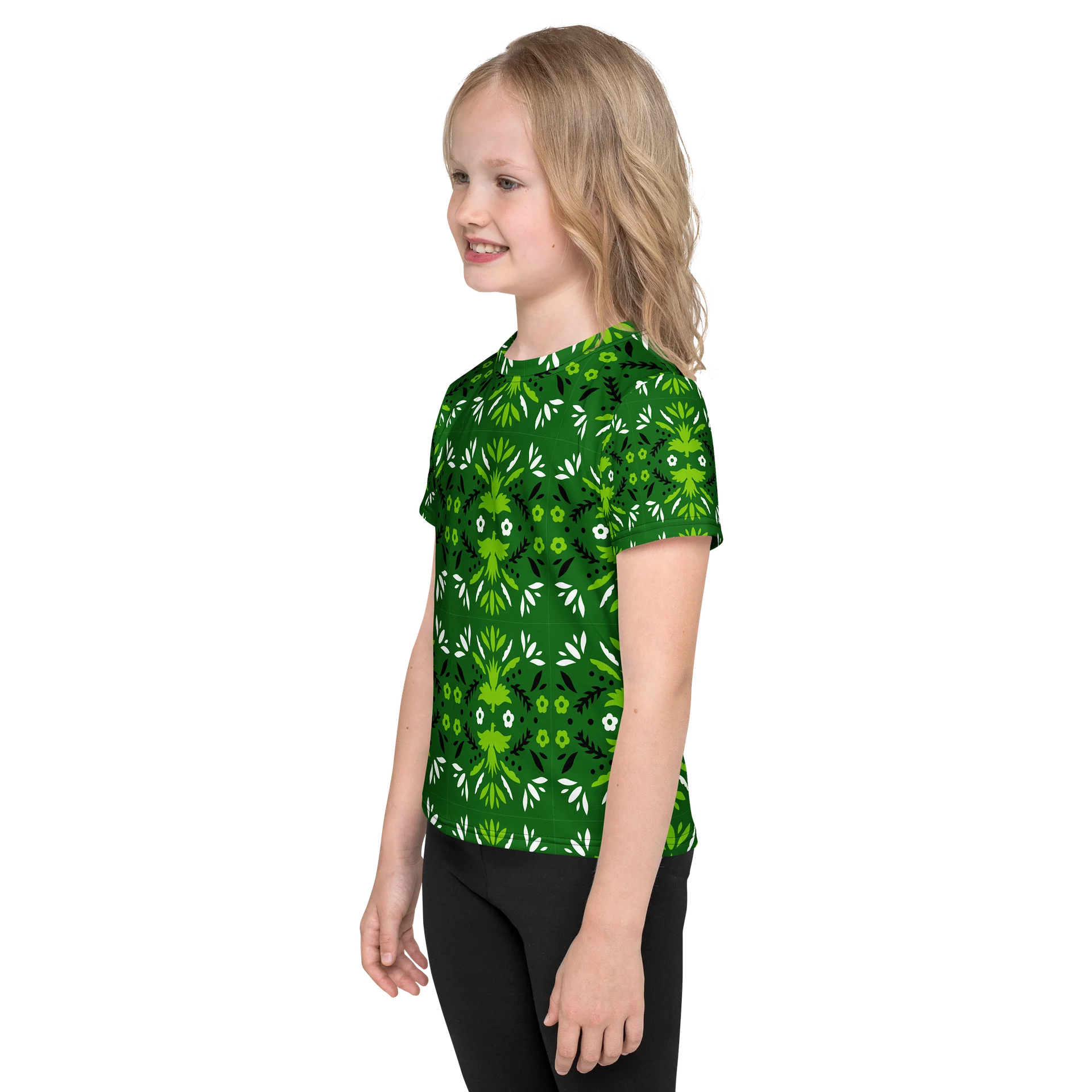 All-Over Print Kids Crew Neck T-Shirt product image (3)