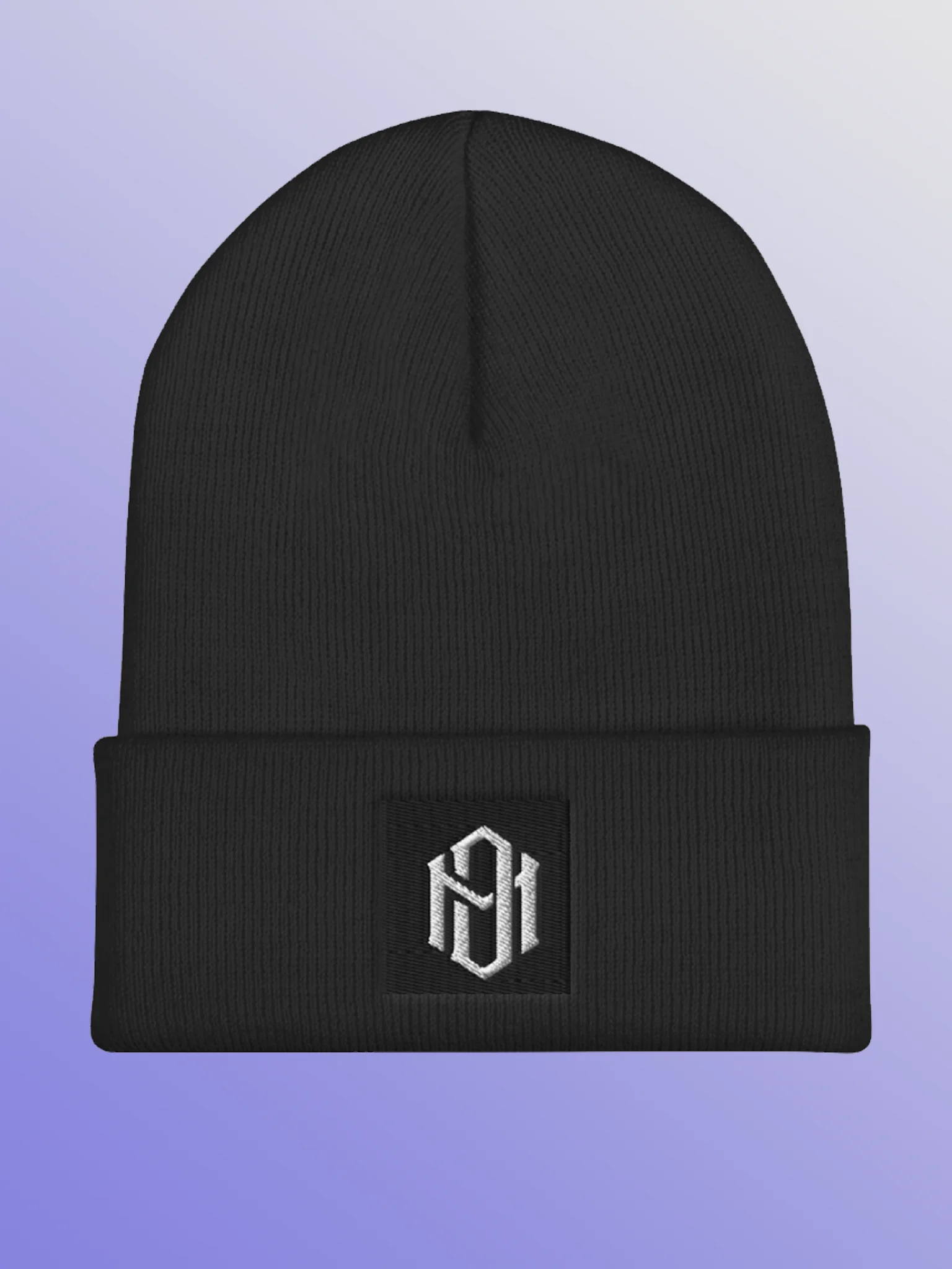 White Logo Cuffed Beanie product image (2)