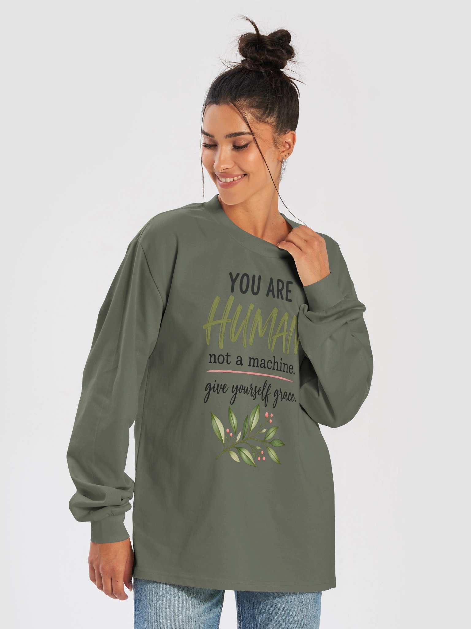 You Are Human, Not a Machine Long Sleeve product image (23)