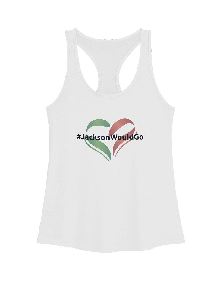 #JacksonWouldGo Women's Racerback Tank product image (1)
