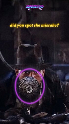 Indiana Jones had a real snake in front of him…

but there's something between them you were never supposed to notice 👀

Did ...