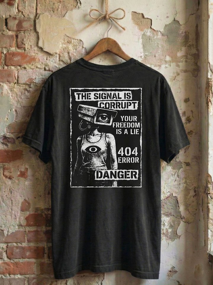 "The All-Seeing Eye" // Heavyweight Vintage Tee (Back Print) product image (1)