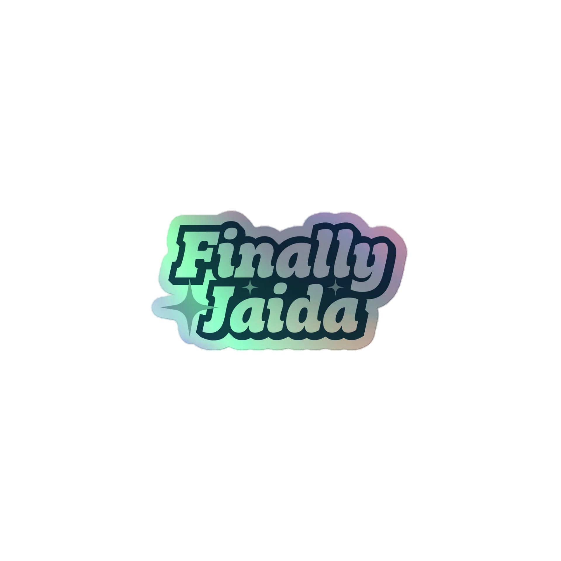 Finally Jaida Holographic Brand Stickers product image (1)