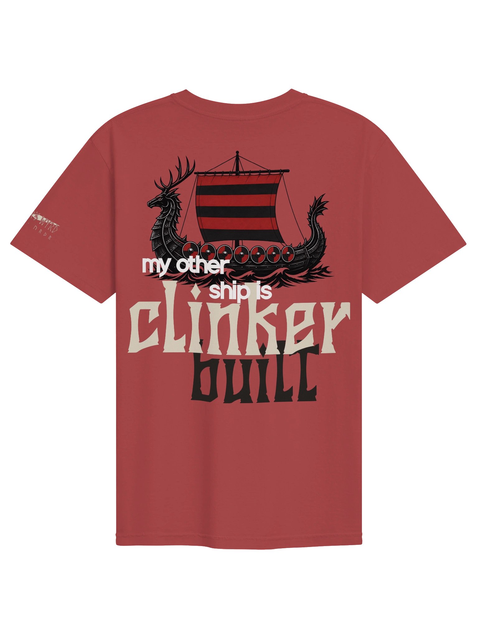 Warriors Wyrd Novelty Tee - My Other Ship is Clinker Built product image (3)