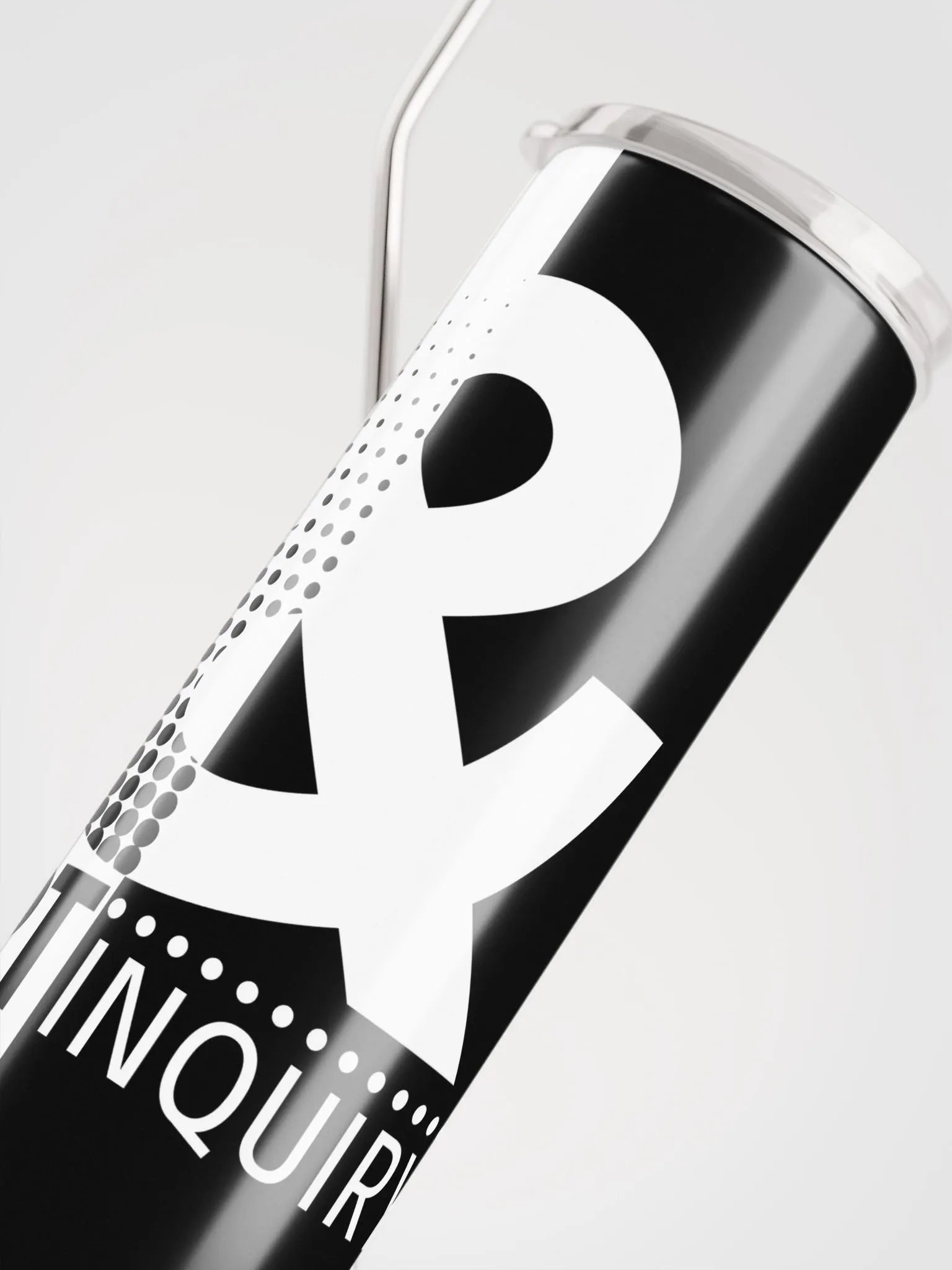 Art & Inquiry Stainless Steel Tumbler with Straw [W&B] product image (4)