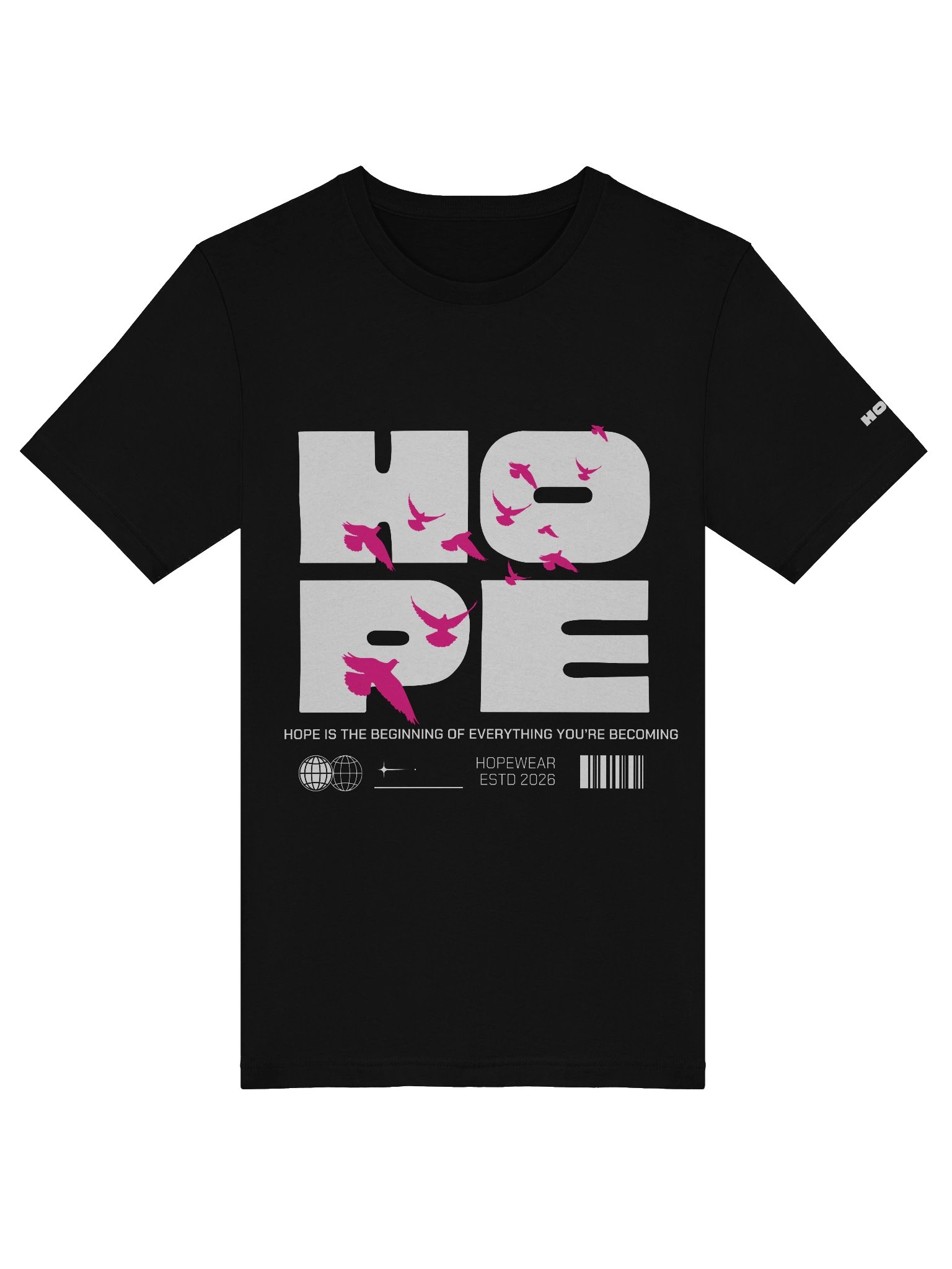 Hope Original Tee Unisex - Black product image (5)