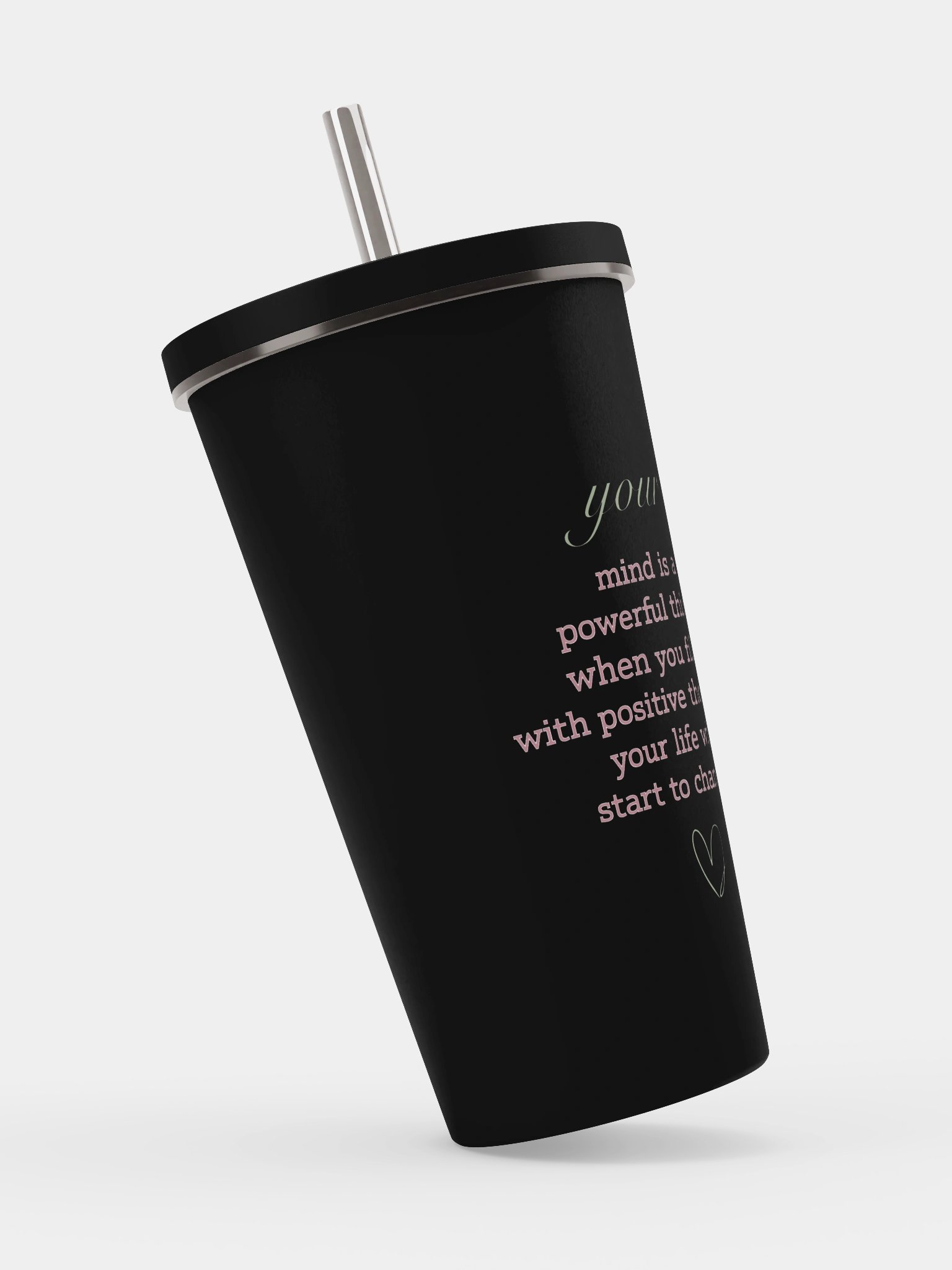 Positive Mind Inspirational Tumbler product image (2)