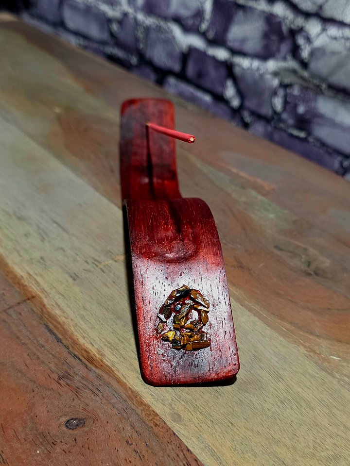 Padauk Ascension Incense Holder product image (2)