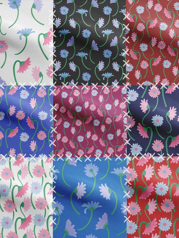 Flowers x geometric shapes patterns (Part 3) (Commercial License) product image (1)