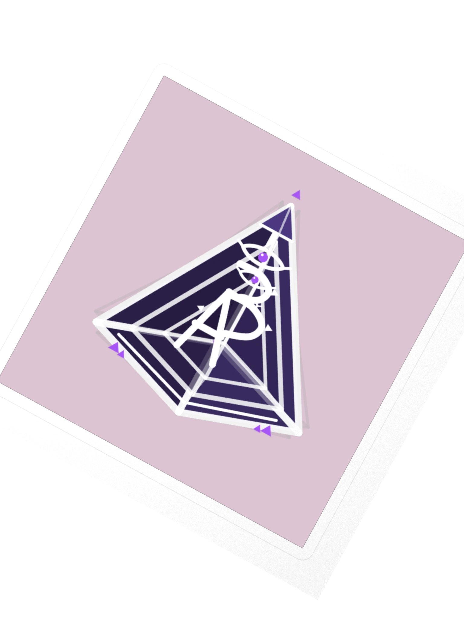 AP-3 6D Pyramid — Block Sticker product image (2)