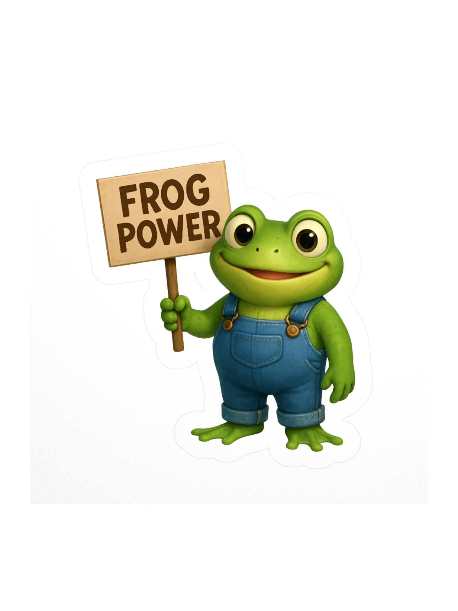 Frog Power Sticker product image (1)